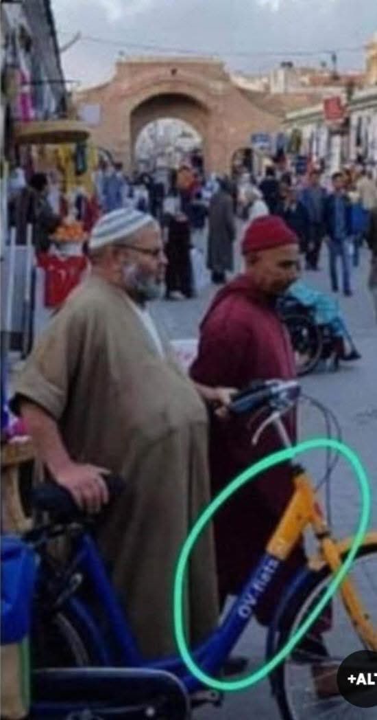 Dolly van den Berg (@dendolly1) on Twitter photo OV fiets gespot in Marakesh OV fiets gespot in Marakesh