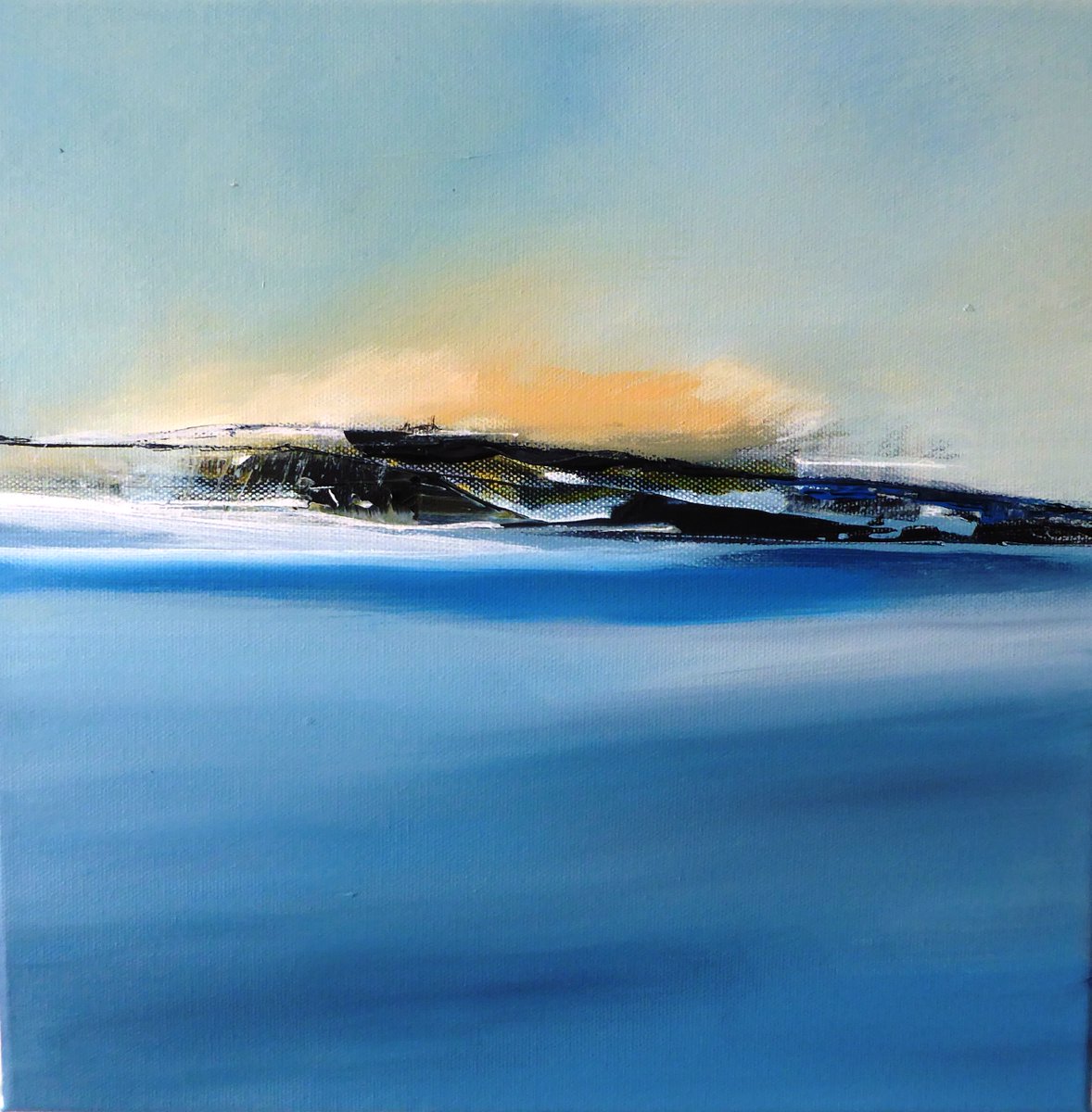 'First Light' Acrylics on canvas, 30 x 30 cm
marianyoungart.com