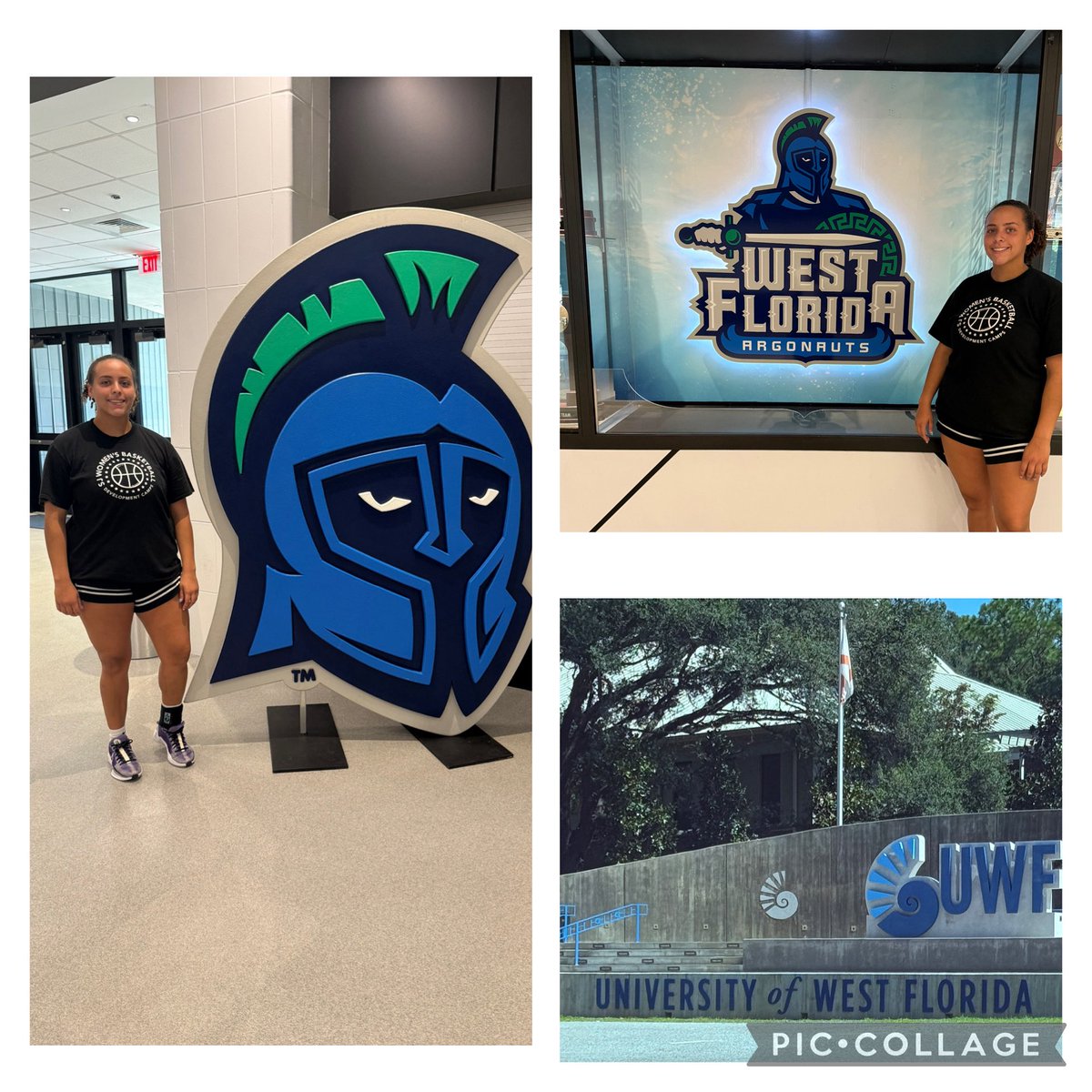 MyaGreene11's tweet image. Had a great time at the University of West Florida basketball camp! 🏀 Grateful for the opportunity to learn and compete. Huge thanks to the coaches for hosting and sharing their knowledge! @CoachAshB @UWFWBB @TampaIgniteGBB @mikemillsnc @RealCoach_D @MeanRobg @CoachAmber