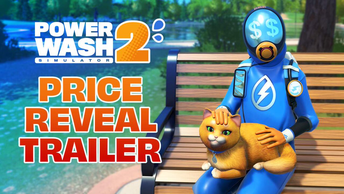 Salao_de_Jogos's tweet image. PowerWash Simulator 2 revela o preço e um novo trailer 
- Sequela do popular simulador de limpeza promete novas funcionalidades e melhorias visuais 

❯❯❯ tinyurl.com/2xp6jtox ❮❮❮

#Futurlab #PowerWashSimulator2