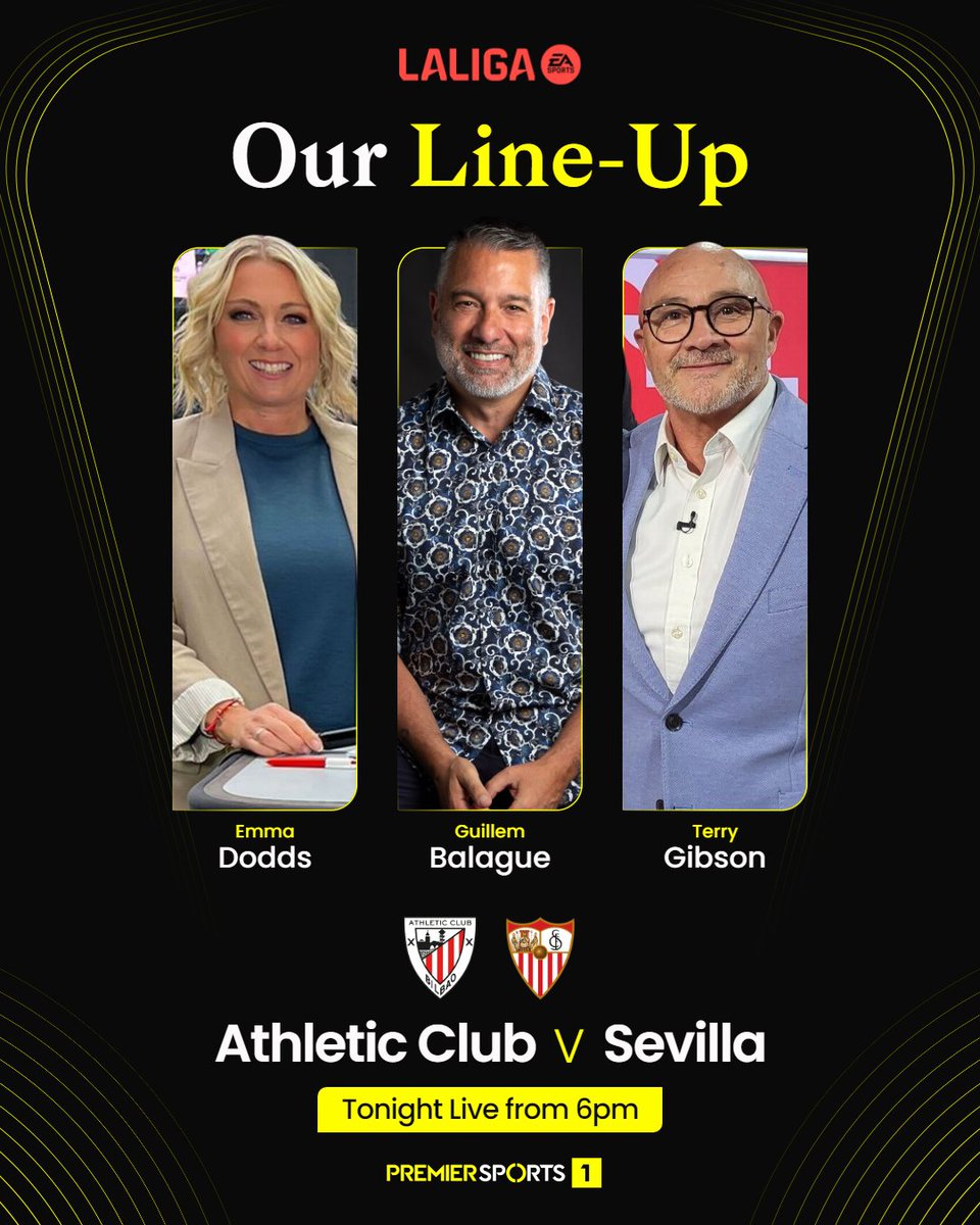 We've got a top class team lined up for analysis of tonight's LALIGA double header 🙌🎙️

Tune in from 6pm on Premier Sports 1 and stay on for Espanyol v Atletico Madrid at 8.25pm too 📺