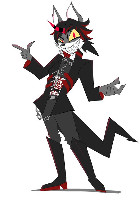 コミッションありがとうございました‼️
ハズビンホテル風立ち絵🏨😈 