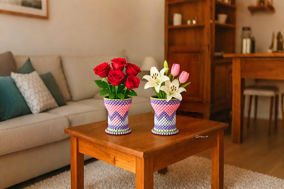 KalraTeto30823's tweet image. 🌸 Handmade Beaded Vases 🌸
✨ Elegant • Stylish • Customizable
🎨 Available in any color &amp;amp; design!

📩 DM to order | 📞 0304-0942541

#StoneAndStyle #HandmadeVase #LuxuryDecor #CustomMade