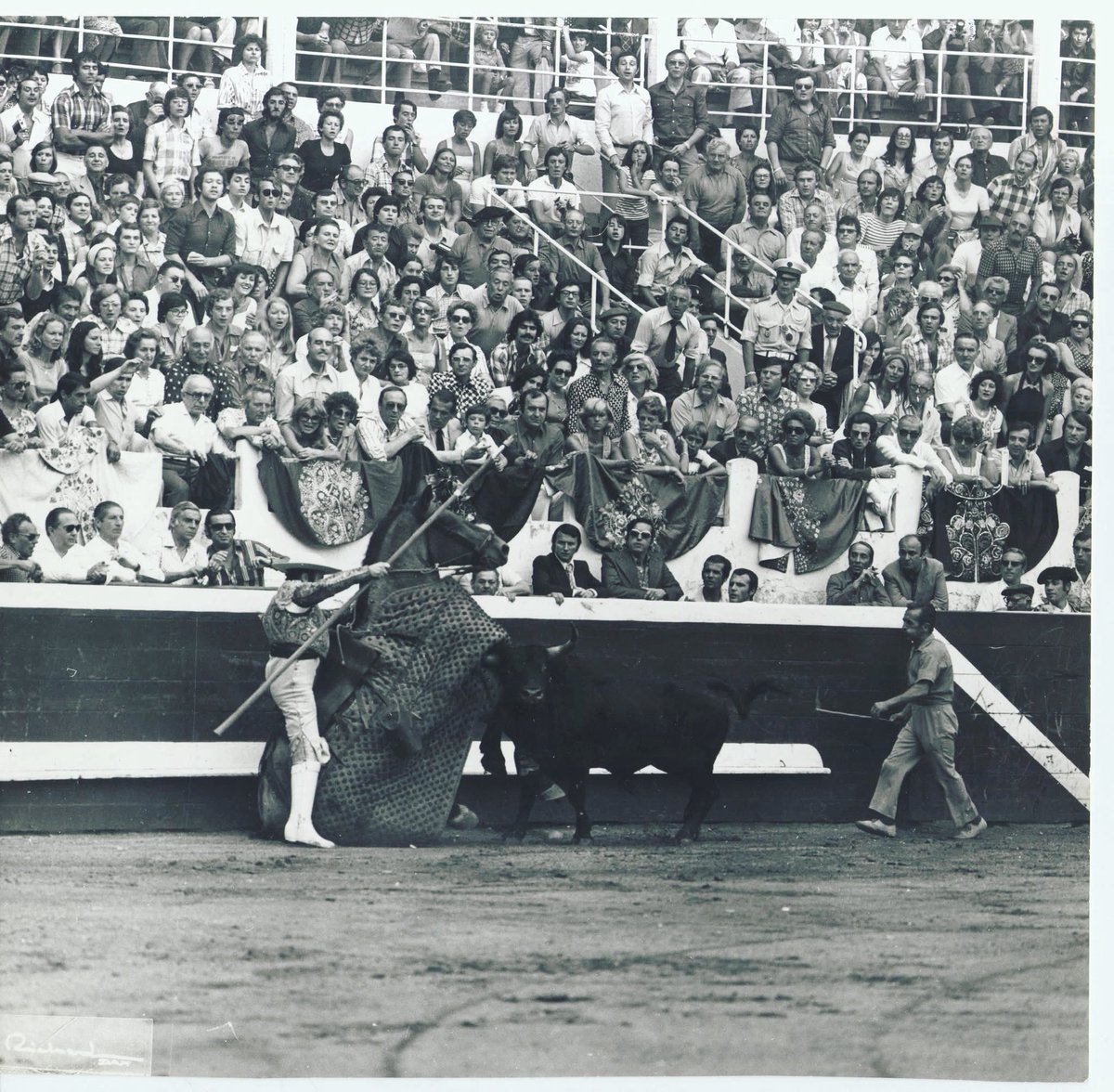 Arras Alexis (@arrasalexis) on Twitter photo Est-ce que soir les Pedraza de Yeltes vont renverser le picador comme lors de la corrida du dimanche 17 août 1975 ? Ou la corrida sera-t-elle aussi terrifiante que la Muriada du dimanche 8 juin 1975 ? <a href="/VilledeDax/">VilledeDax</a> <a href="/SO_Landes/">Sud Ouest Landes</a> <a href="/icigascogne/">ici Gascogne</a> <a href="/SOArchives/">SudOuest Archives</a> Est-ce que soir les Pedraza de Yeltes vont renverser le picador comme lors de la corrida du dimanche 17 août 1975 ? Ou la corrida sera-t-elle aussi terrifiante que la Muriada du dimanche 8 juin 1975 ? <a href="/VilledeDax/">VilledeDax</a> <a href="/SO_Landes/">Sud Ouest Landes</a> <a href="/icigascogne/">ici Gascogne</a> <a href="/SOArchives/">SudOuest Archives</a>