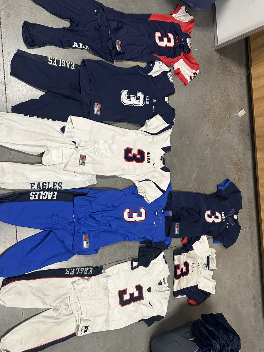 SAME game DIFFERENT level, Allen Eagles Freshman Football combos 🅰️🆙 #BTB