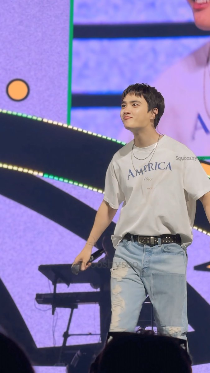 Big thanks to everyone who did the fanchant when he asked us to sing Popcorn because of that, we got to see Kyungsoo’s cutest sulky and pouty side. Not following instructions never looked this good… 😆🫶

“NUGUYAA!!”

#DOITinMNL #DOITinMANILA 
#SooTerrificinMNL #DoItManila
