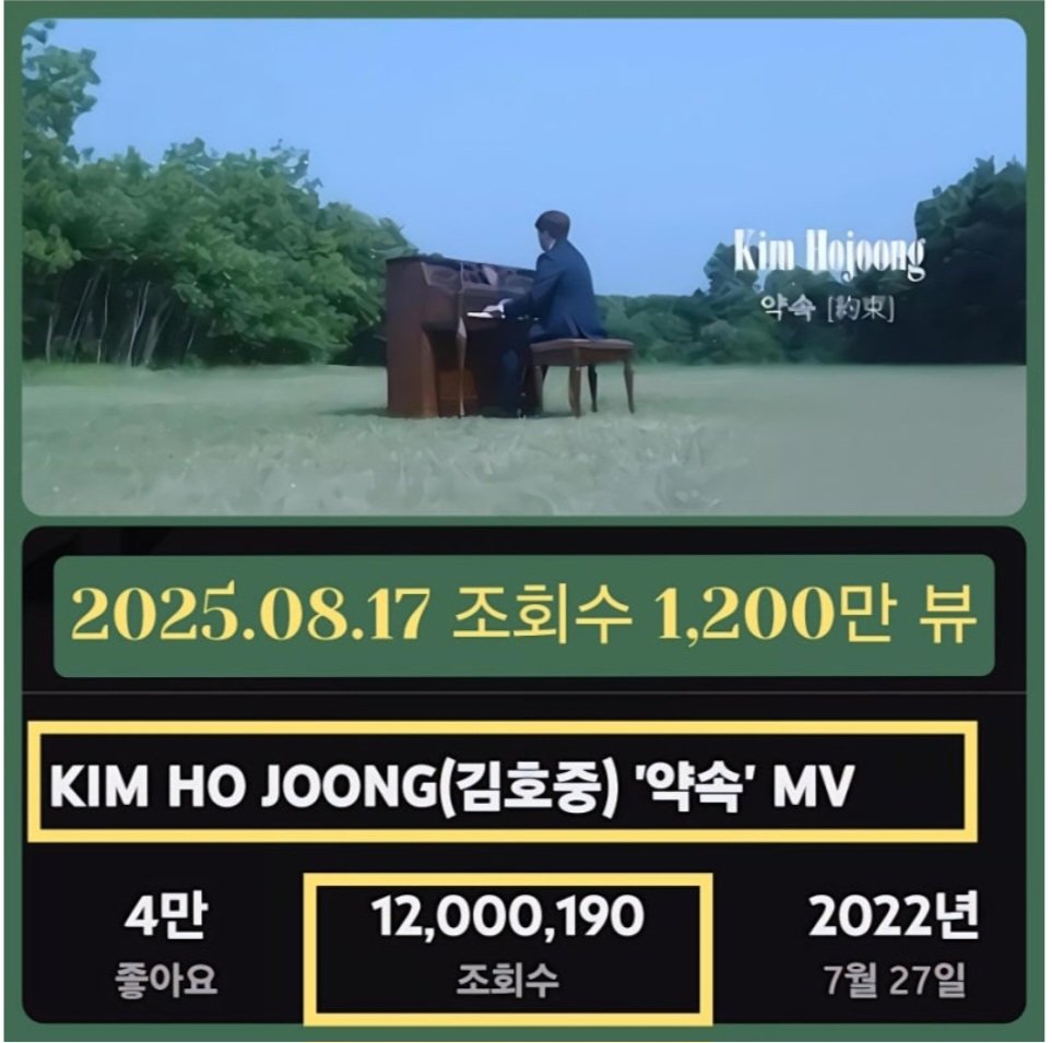 김호중 '약속'영상조회수1200만뷰돌파
#김호중 #KIMHOJOONG 
#김호중_성악가
#TVAROTTI  #ARISS
#김호중_노래하사람
#김호중_세상_자작곡