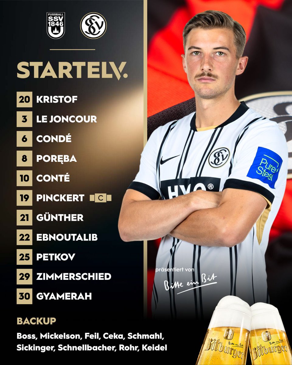 SV07Elversberg's tweet photo. Gleich geht's los: 1. Runde im #DFBPokal  gegen @ssvulm1846fb 
Die #StartELV
#DieElv #UnsereElv #ULMELV https://t.co/uzczkwMsGl