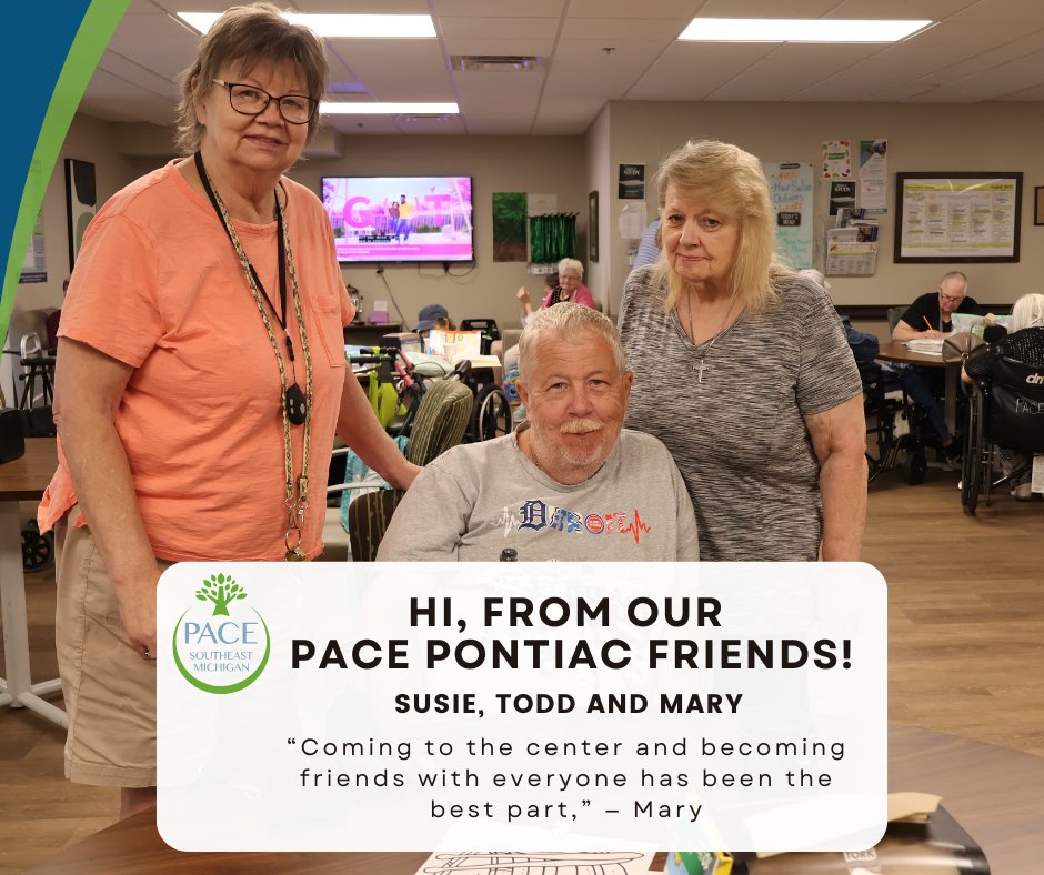 PACESEMI's tweet image. We celebrate the friendships that make life richer!
💚 Every smile tells a story and we’re proud to be part of each one.

#PACESEMI #PACEPontiac #FriendshipInAction #BetterTogether #AgingWithDignity