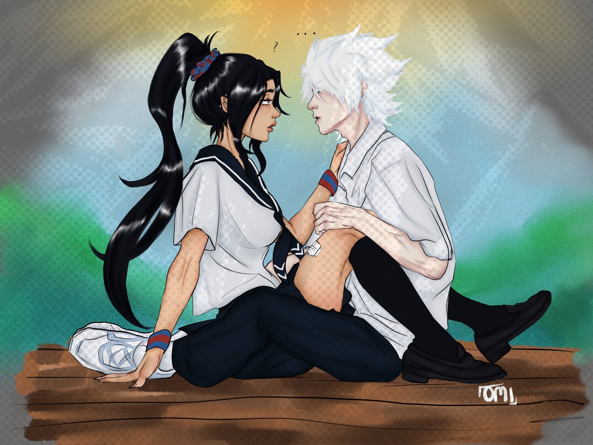 Longing gaze 🍐❄️
-
#HitsuKarin 
#Bleach