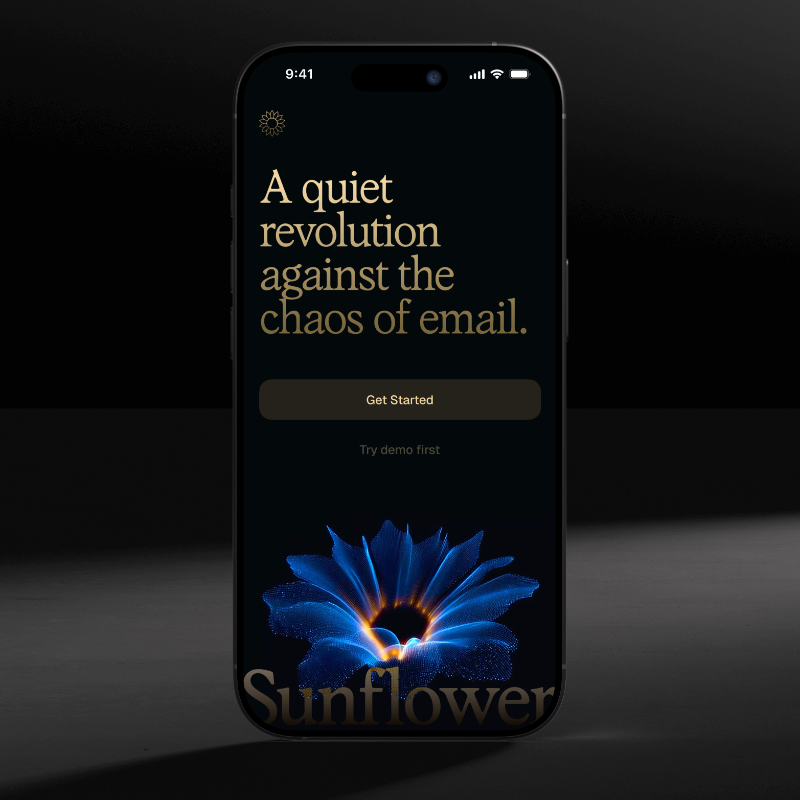 trysunflower's tweet image. Bring calm to your inbox with Sunflower. Human-centered, AI-powered email. Now in alpha testing.

DM us for an invite!
