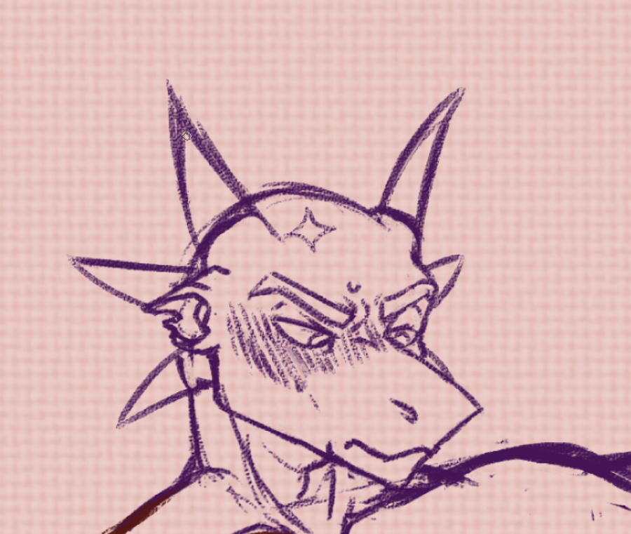 Current wip featuring a terribly stressed man. Somebody get him out of this predicament!
He's missing his clothes and hair lol