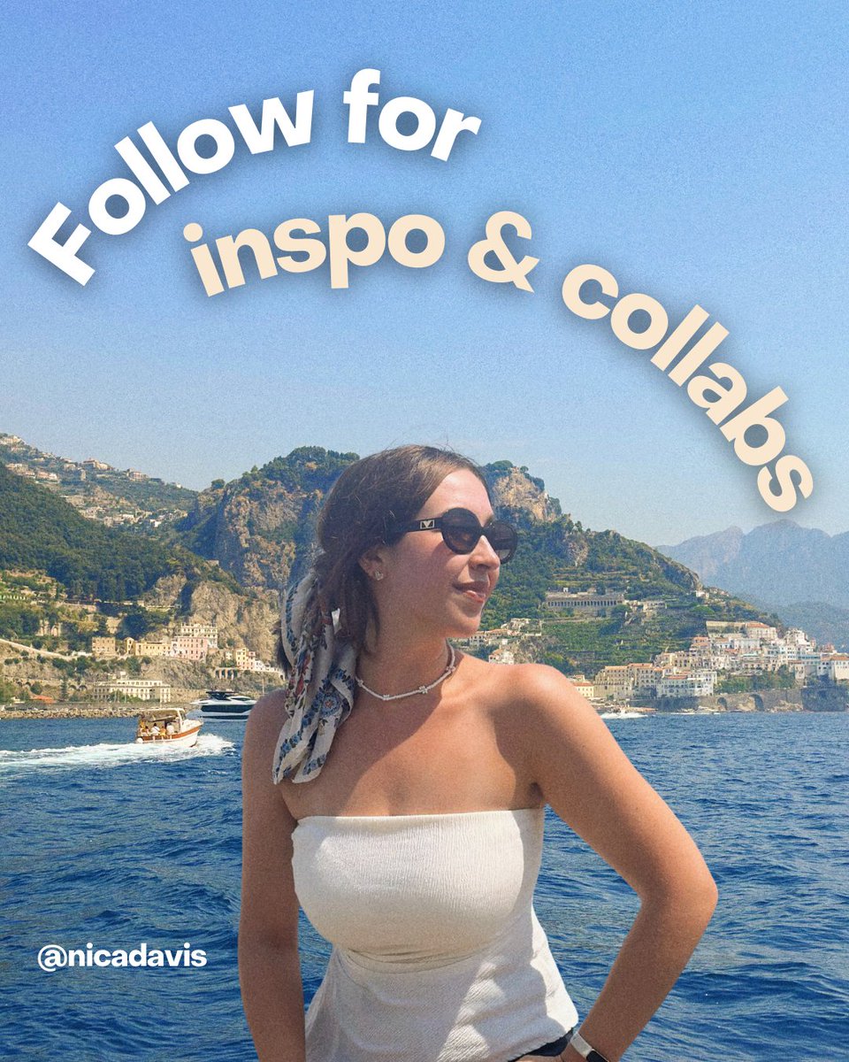 NicaDavis's tweet photo. Hi, I’m Mónica! 🌍 I create travel &amp; lifestyle content for brands and travelers ✨
📸 UGC creator | Travel &amp; lifestyle content
💌 Brands: check my portfolio in the link!
💛 Let me know—where should I explore next?#UGCcreator #ContentCreator #TravelContent #BrandCollaborations https://t.co/iPQd5jYFyT