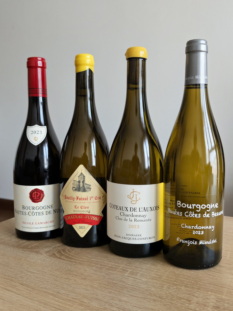 Sergi Cea - Wines and B2B (@seddevinos) on Twitter photo 🍷 ¿Listo para descubrir 4 joyas de Borgoña?
🍇 NICOLE LAMARCHE Hautes-Côtes de Nuits
🌿 CHÂTEAU-FUISSÉ Pouilly-Fuissé 1er Cru Le Clos Monopole
✨ DOMAINE JEAN-JACQUES CONFURON Coteaux de L'Auxois Clos de la Romanée
🌸 FRANÇOIS MIKULSKI Hautes Côtes de Beaune.
<a href="/vilaviniteca/">vilaviniteca</a> 🍷 ¿Listo para descubrir 4 joyas de Borgoña?
🍇 NICOLE LAMARCHE Hautes-Côtes de Nuits
🌿 CHÂTEAU-FUISSÉ Pouilly-Fuissé 1er Cru Le Clos Monopole
✨ DOMAINE JEAN-JACQUES CONFURON Coteaux de L'Auxois Clos de la Romanée
🌸 FRANÇOIS MIKULSKI Hautes Côtes de Beaune.
<a href="/vilaviniteca/">vilaviniteca</a>