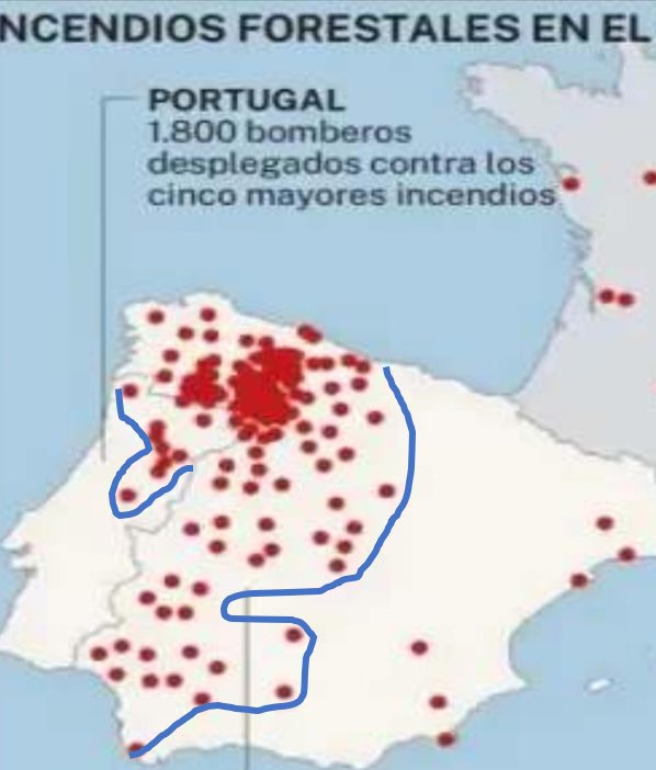 <a href="/Monica_Garcia_G/">Mónica García</a> La evidencia científica de que sólo se quema la mitad occidental de España. PSICÓPATAS, largaos todo el Régimen del 78, al completo, de una vez.