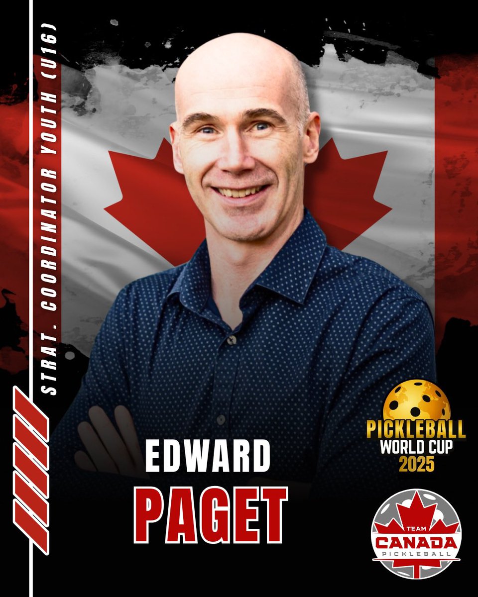 FullSendPB's tweet photo. 🚨 ED PAGET ➡️ STRATEGIC COORDINATOR FOR 2025 PICKLEBALL WORLD CUP TEAM CANADA YOUTH (U16) 🇨🇦🚨
-
FULL POST ➡️ https://t.co/6SlqDJDhha
-
✉️ fullsendpickleball@gmail.com by AUG 31 incl. DETAILS IN PINNED POST to show interest in playing for Team Canada 🇨🇦 Youth (U16) #pickleball https://t.co/QLhUlBw8mH