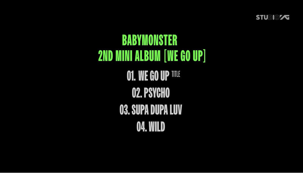 ahyeon_lovee's tweet photo. ベビモンの2nd mini albumのアルバム名＆タイトル曲は"WE GO UP"
※発売日が10月1日⇒10月10日に変更
※hot sauceは収録されない事になりました😢
1曲目 ヒップホップベースで非常に力強い
2曲目 タイトル曲候補でかなりこれも強烈
3曲目 ヒップホップのスロー曲
4曲目 ダンスメイン曲 https://t.co/f37kDsbiPS