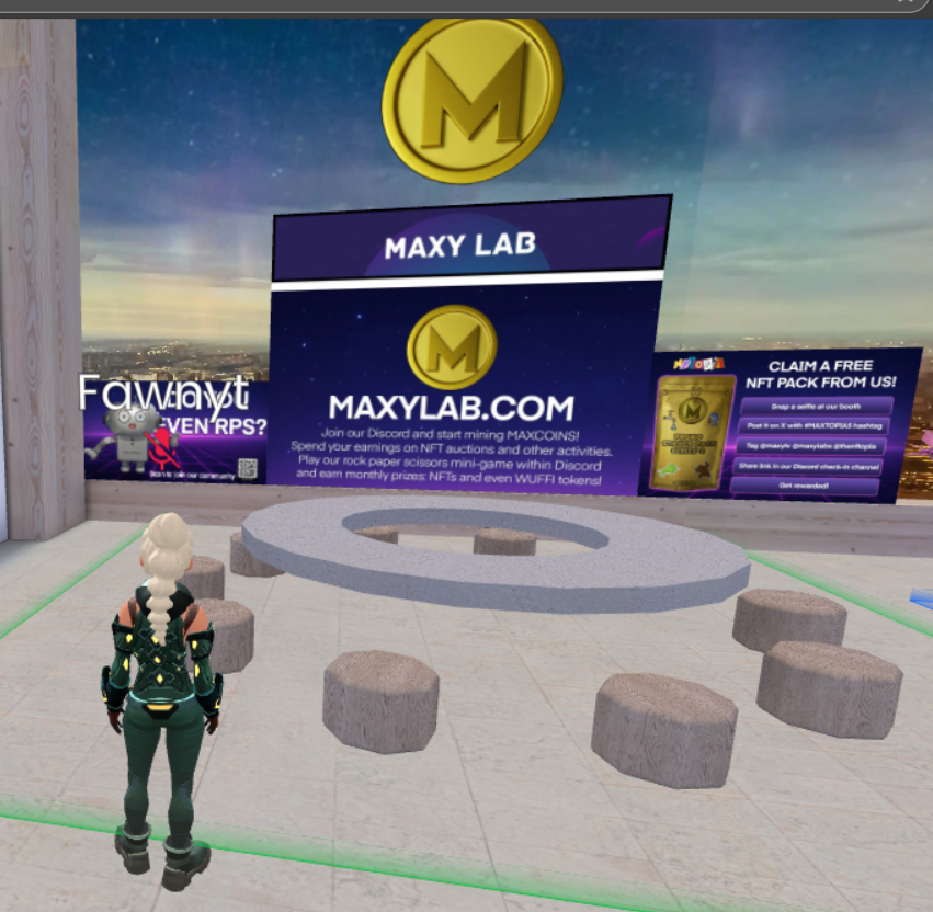 Checking out the MAXY LAB Booth at NFTopia5
Come join the fun and check things out!
uota4.c.wam
#MaxTOPIA5
<a href="/maxytv/">Maxy</a>
<a href="/maxylabs/">Maxylab Multichain Official</a>
<a href="/thenftopia/">NFTOPIA Metaverse Convention & Spaces</a>