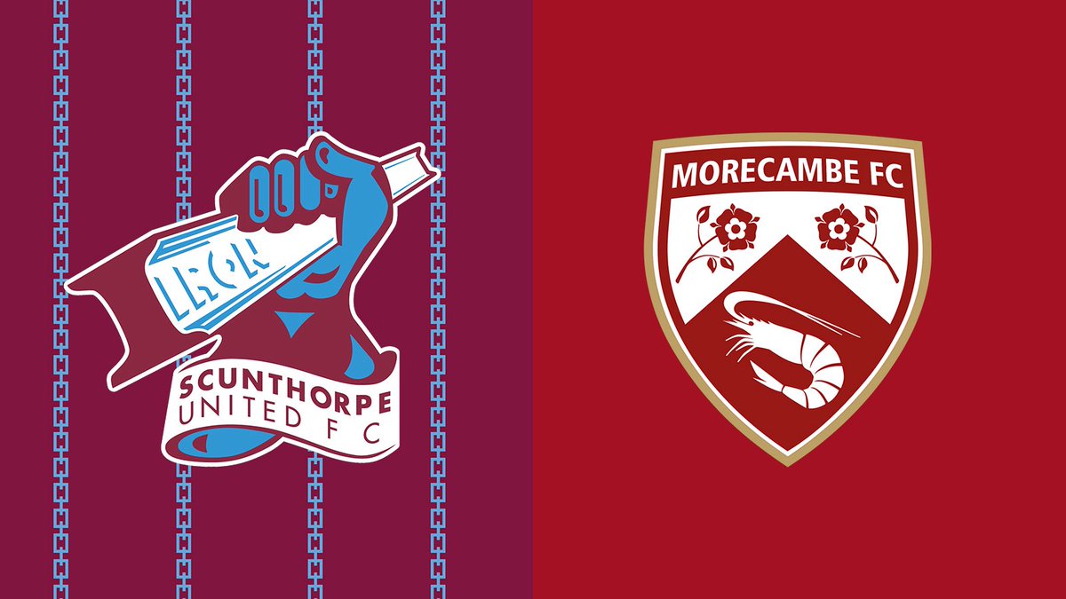 ℹ️ 𝐔𝐏𝐃𝐀𝐓𝐄: 𝐈𝐫𝐨𝐧 𝐯 𝐌𝐨𝐫𝐞𝐜𝐚𝐦𝐛𝐞

Scunthorpe United is delighted to learn Morecambe has been taken over, and another football club saved.

The Enterprise National League’s statement confirms that Tuesday’s scheduled home game against the Shrimps will not take