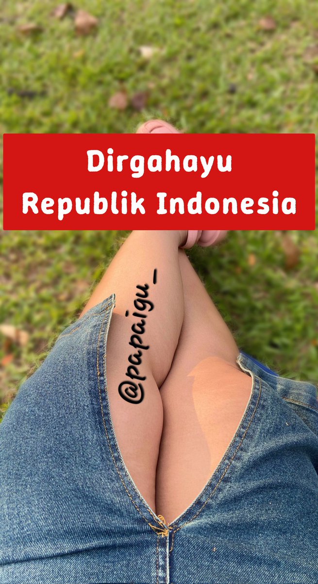 Cinta kami bukan hanya untuk satu sama lain, tapi juga untuk tanah air tercinta.
Dirgahayu Republik Indonesia ❤️🤍