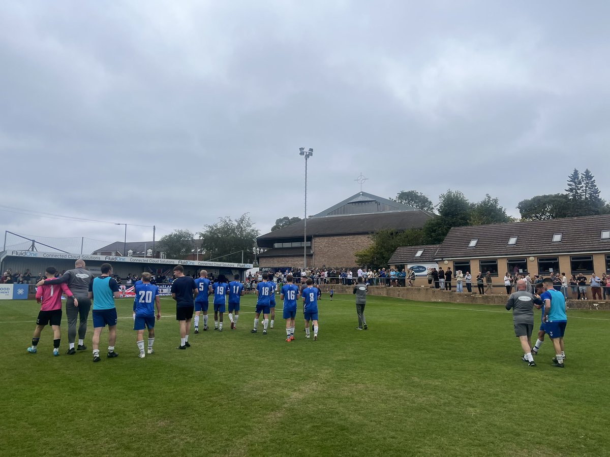 FULL TIME! 

Hallam are through to the next round of the FA Cup. 

The Countrymen come out 3-0 winners with goals from Bradbury, Litchfield and Warren. 

#HallamFC