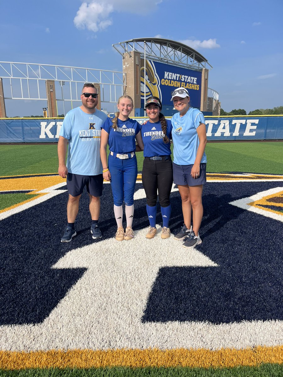 Briana Blankenship (@brianab2009) on Twitter photo Thank you for a great camp <a href="/KentStSoftball/">Kent State Softball</a>.Worked a lot on defense and drills to better my footwork. As well as my hitting approach and drills to better my swing.Thank you coaches for the immediate feedback.Hope to be back soon!⚡️
<a href="/Jess_Odonnell88/">Jessica O'Donnell</a> <a href="/whitmorealex8/">Alexandria Whitmore</a>
<a href="/Coach_PetrieSB/">Elysse Petrie</a> Thank you for a great camp <a href="/KentStSoftball/">Kent State Softball</a>.Worked a lot on defense and drills to better my footwork. As well as my hitting approach and drills to better my swing.Thank you coaches for the immediate feedback.Hope to be back soon!⚡️
<a href="/Jess_Odonnell88/">Jessica O'Donnell</a> <a href="/whitmorealex8/">Alexandria Whitmore</a>
<a href="/Coach_PetrieSB/">Elysse Petrie</a>