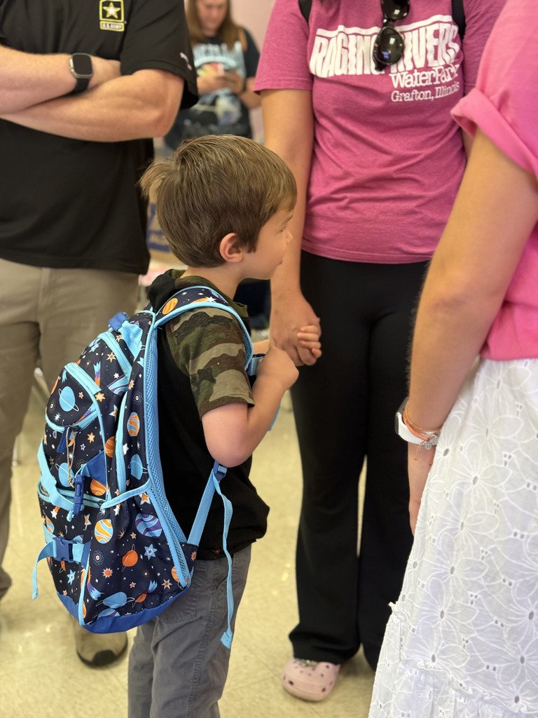 We loved welcoming our newest little Knights at Kindergarten Orientation last week! 💙 Even Officer Bradley stopped by with stickers to make the day extra special. Now…just one more sleep until the First Day of School!