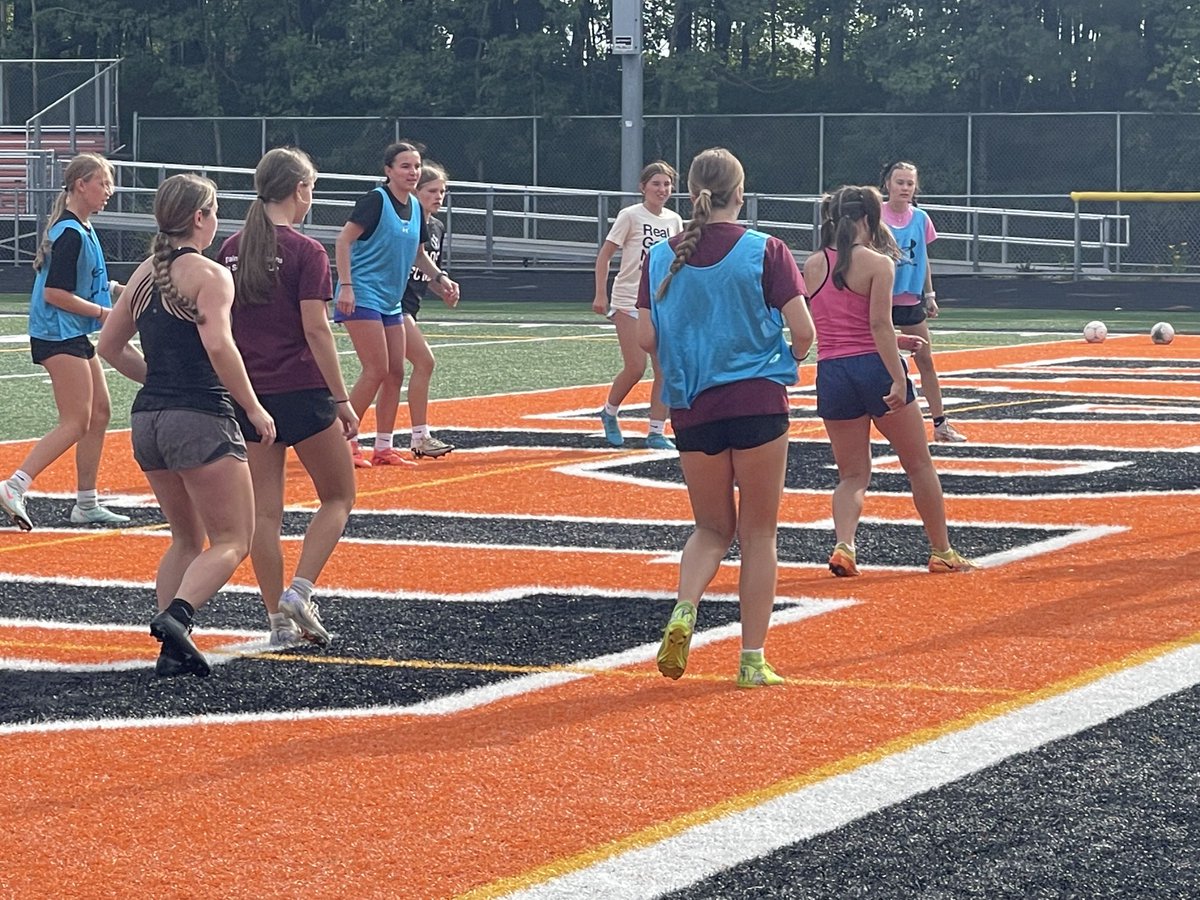 Girls soccer had a great first week of practice. They’re looking forward to their first game this week.