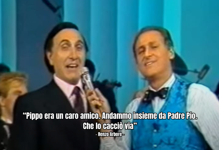 Dio's tweet photo. Tanti anni fa Renzo Arbore andò a incontrare Padre Pio insieme a #PippoBaudo.
Una volta sul posto, Padre Pio guardò intensamente Pippo e gli chiese se era venuto per fede, o per curiosità.
Pippo molto sinceramente rispose "Per curiosità".
E Padre Pio gli disse "Allora vattenn’". https://t.co/1pJVnvhMxP