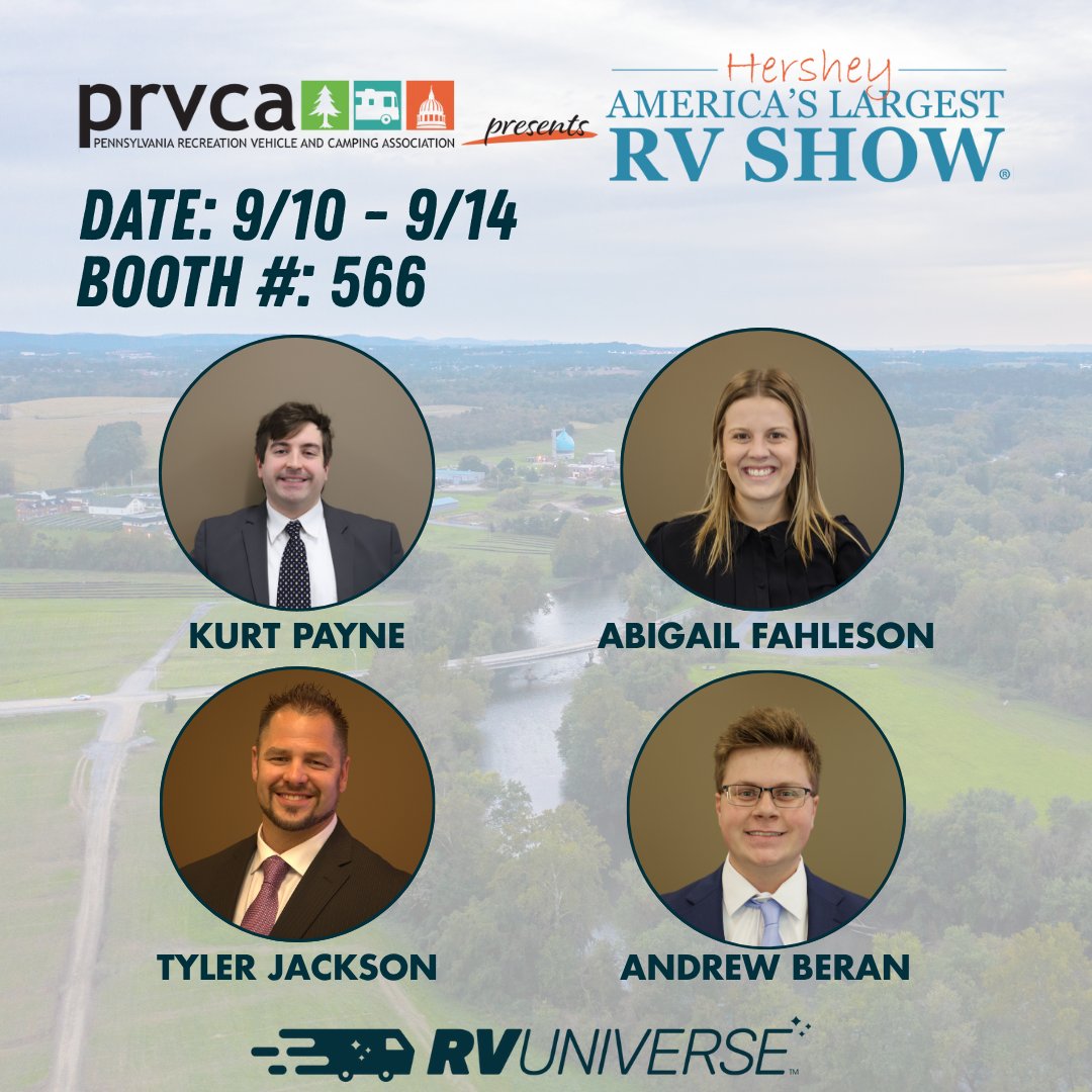RVUniverse (@rvuniverse) on Twitter photo RVUniverse will be attending America's Largest RV Show (<a href="/PARVing/">America's Largest RV</a>)!
Located in Hershey, PA at the Giant Center, we will be there from start to finish.
Come by our booth, pick up a magazine and chat with us about how RVUniverse can provide solutions for you and your business! RVUniverse will be attending America's Largest RV Show (<a href="/PARVing/">America's Largest RV</a>)!
Located in Hershey, PA at the Giant Center, we will be there from start to finish.
Come by our booth, pick up a magazine and chat with us about how RVUniverse can provide solutions for you and your business!