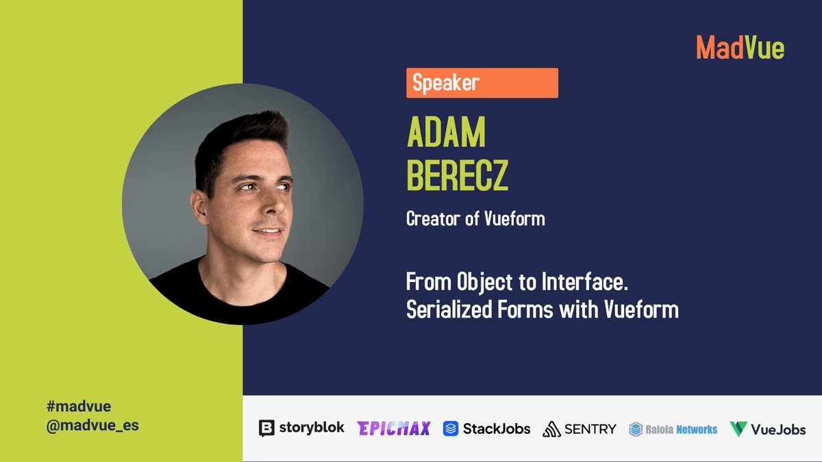 madvue_es's tweet image. ➡️ @bereczadam from @vueform shared his approach to making complex form building more approachable, flexible, and scalable.

👉 You can watch the talk here: madvue.es/2025-edition/t…

#MadVue #VueJS #VueForm #WebDevelopment