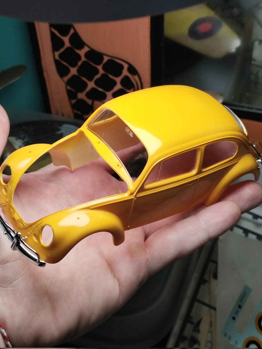 I have been building this VW beetle the last couple of weeks. It's not a simple beetle though, there's more to it than meets the eye.