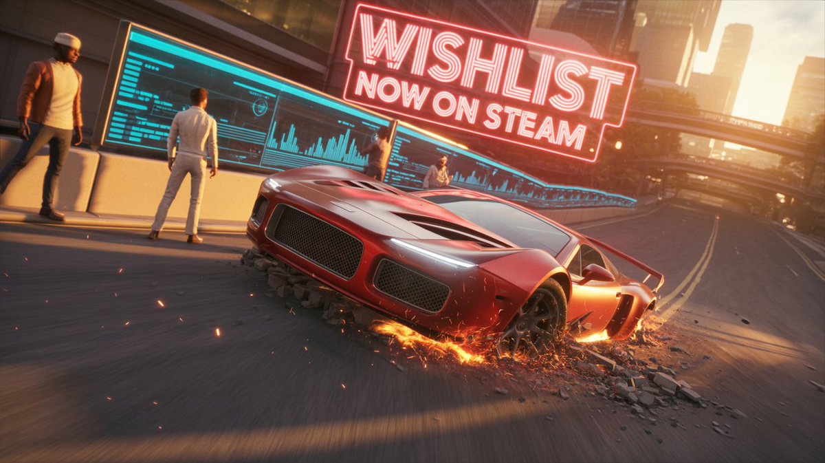 raceonlife's tweet photo. Yo, racers!
We’re not the kind of devs who flood your feed with shiny nothing. We’ve been quiet for one reason:
we’re building.

While others post, we polish. While others hype, we upgrade. The open version of RaceOnLife is coming real soon and it’ll hit harder than a head-on crash at full speed💥

If it’s not on your Steam wishlist yet - are you even a gamer? This is your shot to test freedom, chaos, and street justice in a world where luck beats skill, and teamwork pays off💸

This ain’t a trailer. This is a warning:
📍Brace yourself. We’re about to launch.