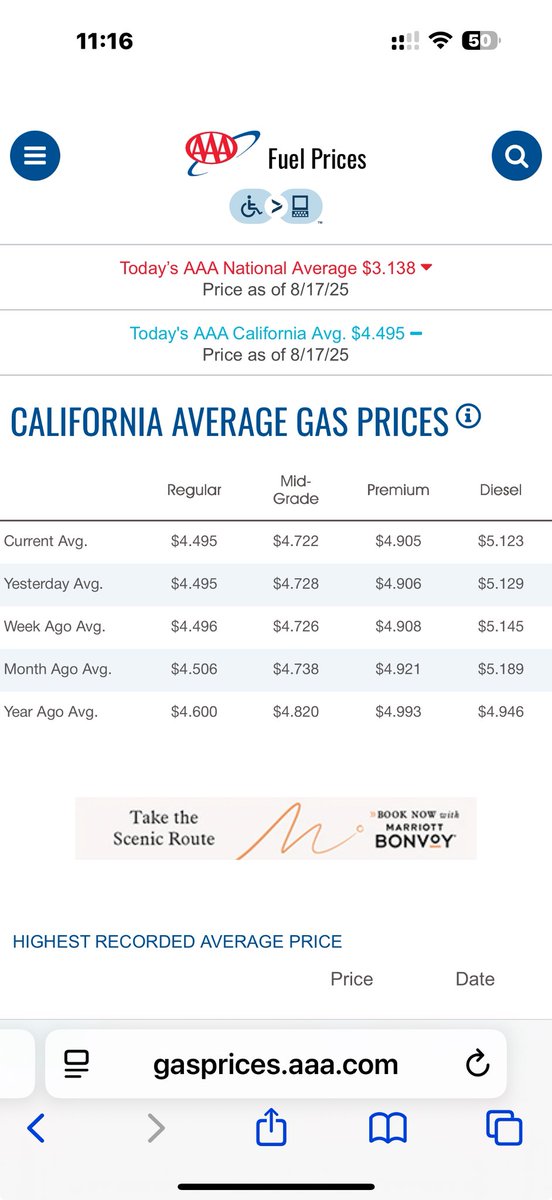 davidfletcherjr's tweet photo. @legitbrittFLA @GavinNewsom You are being generous. 

Gavin, do you notice that one of these things is not like the other? And no, it’s not the “greedy oil companies,” it’s policy that drives up the prices. https://t.co/V5WYc4CGEZ