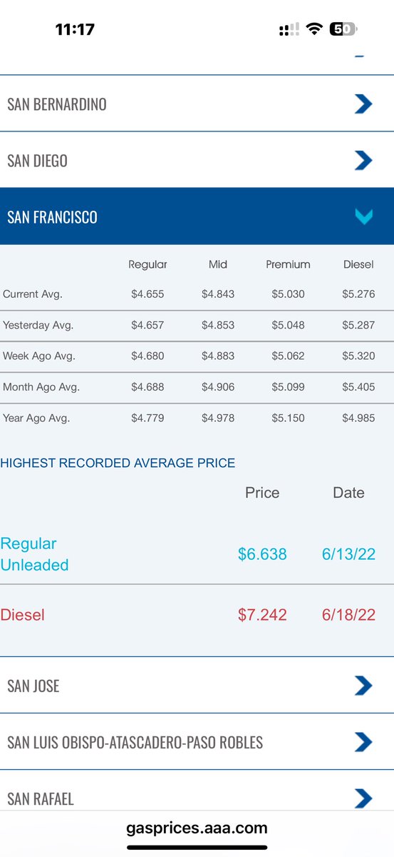 davidfletcherjr's tweet photo. @legitbrittFLA @GavinNewsom You are being generous. 

Gavin, do you notice that one of these things is not like the other? And no, it’s not the “greedy oil companies,” it’s policy that drives up the prices. https://t.co/V5WYc4CGEZ