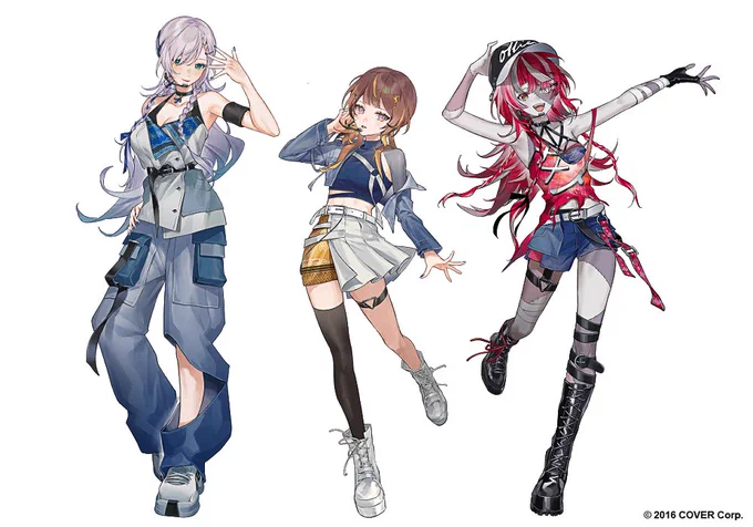 【hololive Indonesia 5th Anniversary Concert "CHROMATIC FUTURE"】 I also had the honor of being in charge for the outfit designs &amp; character art in the key visual! Thank you so much! #holoID_IGNiTE #holoIDChromaticFuture
