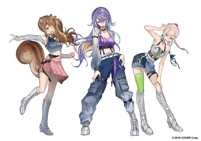【hololive Indonesia 5th Anniversary Concert "CHROMATIC FUTURE"】 I also had the honor of being in charge for the outfit designs &amp; character art in the key visual! Thank you so much! #holoID_IGNiTE #holoIDChromaticFuture