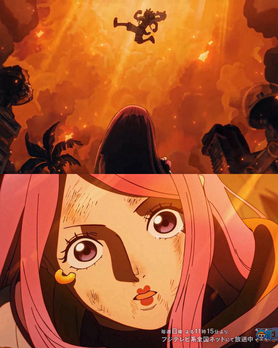 luffyscenes's tweet photo. Opening                           vs                     Episode https://t.co/yL8D87qwW4