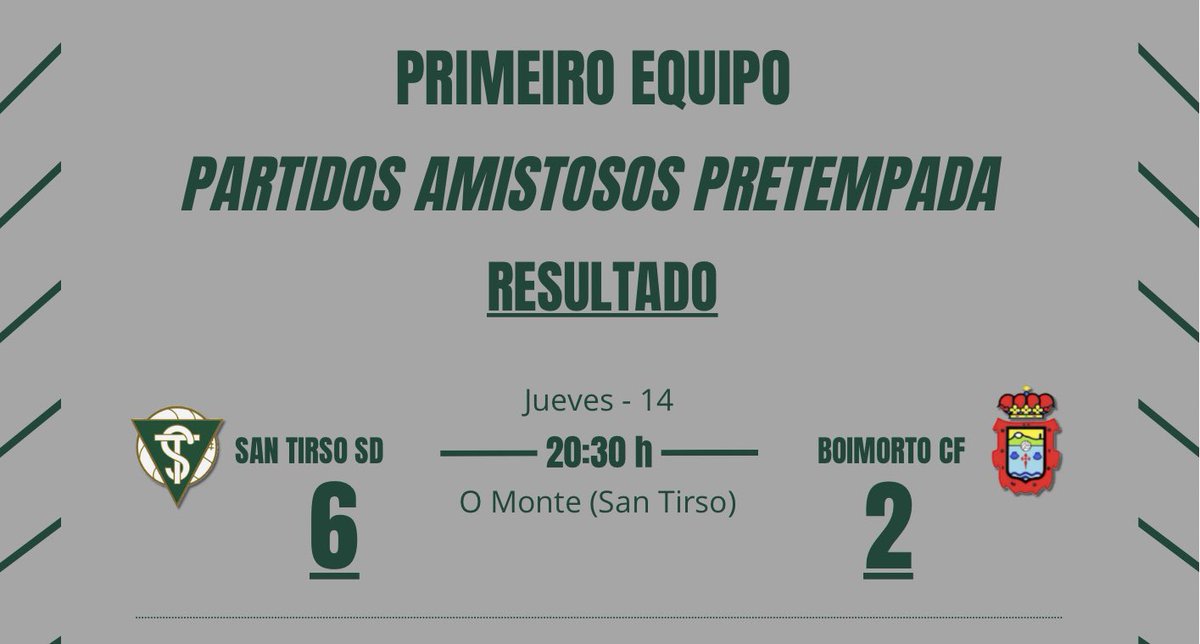 ⚽️ Resultado do amistoso Primeiro Equipo‼️