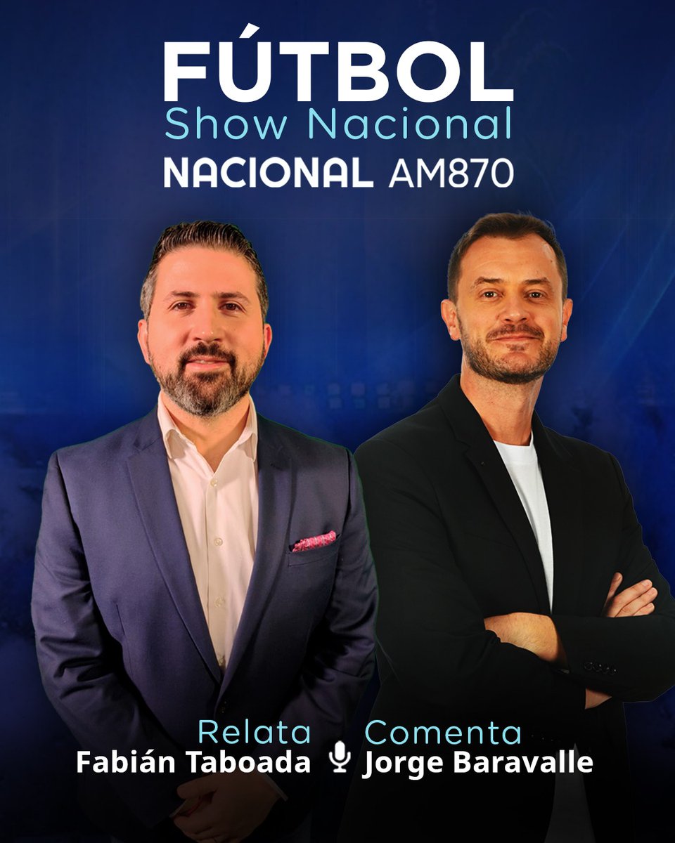 #FútbolShowNacional | ¡Gran partido en Mendoza y lo vas a vivir por <a href="/NacionalAM870/">Radio Nacional AM 870</a> !⚽ 

Desde las 20:30 hs, transmitimos #IndependienteRivadavia y #Boca  en #AM870 📻

Relata <a href="/FabianTaboadaok/">Fabián Taboada</a> comenta <a href="/jorgebaravalle/">Jorge Baravalle</a> 
Vestuarios <a href="/soyferjpuentes/">Fer Puentes</a> y <a href="/soykoli/">Jonatán 🏎 Kolibski 🏍</a> 
   
📻AM870
#TuRadio