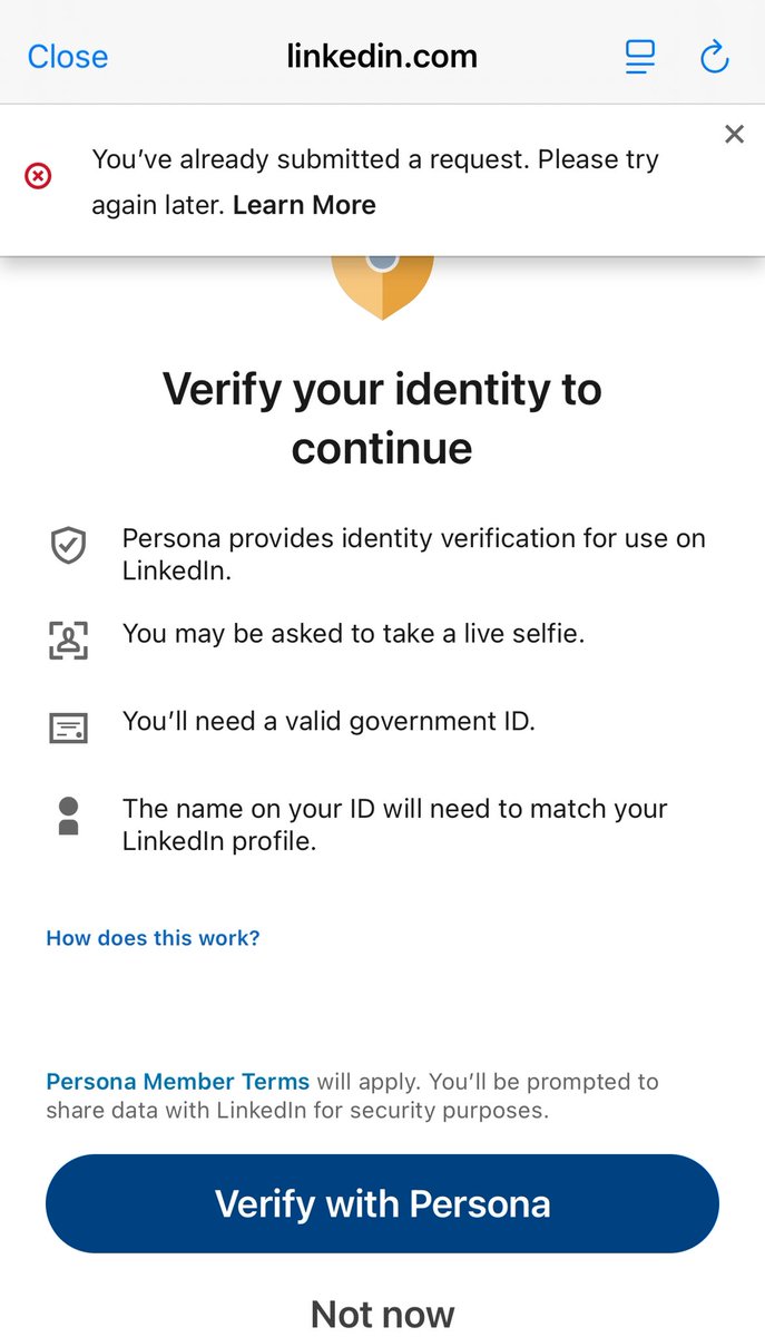 AnweshPatlolla's tweet photo. @LinkedInHelp  team kindly help. It’s urgent https://t.co/rT6HlTIojZ
