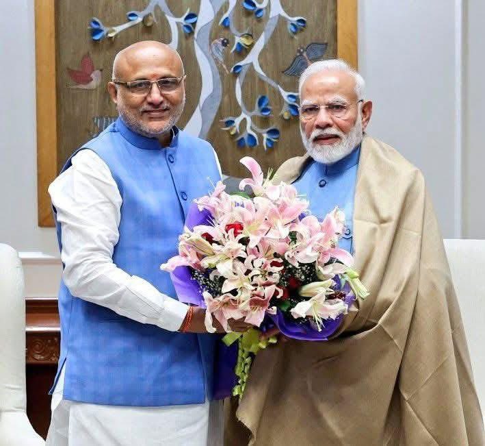 SubratPathak12's tweet image. भारतीय जनता पार्टी (भाजपा) ने महाराष्ट्र के वर्तमान राज्यपाल सीपी राधाकृष्णन को उपराष्ट्रपति पद के लिए एनडीए का उम्मीदवार बनाए जाने पर हार्दिक शुभकामनाएँ ।