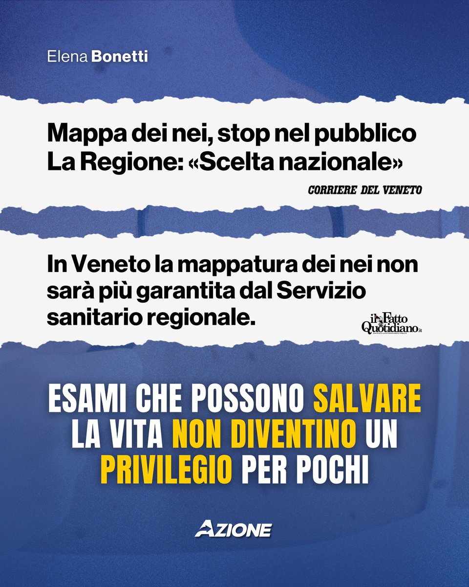 In Veneto la mappatura dei nei non sarà più garantita dal Servizio Sanitario Regionale. Una decisione assunta con una delibera regionale che esclude questo esame dai Livelli Essenziali di Assistenza.

Eppure proprio la mappatura dei nei è uno strumento fondamentale per la