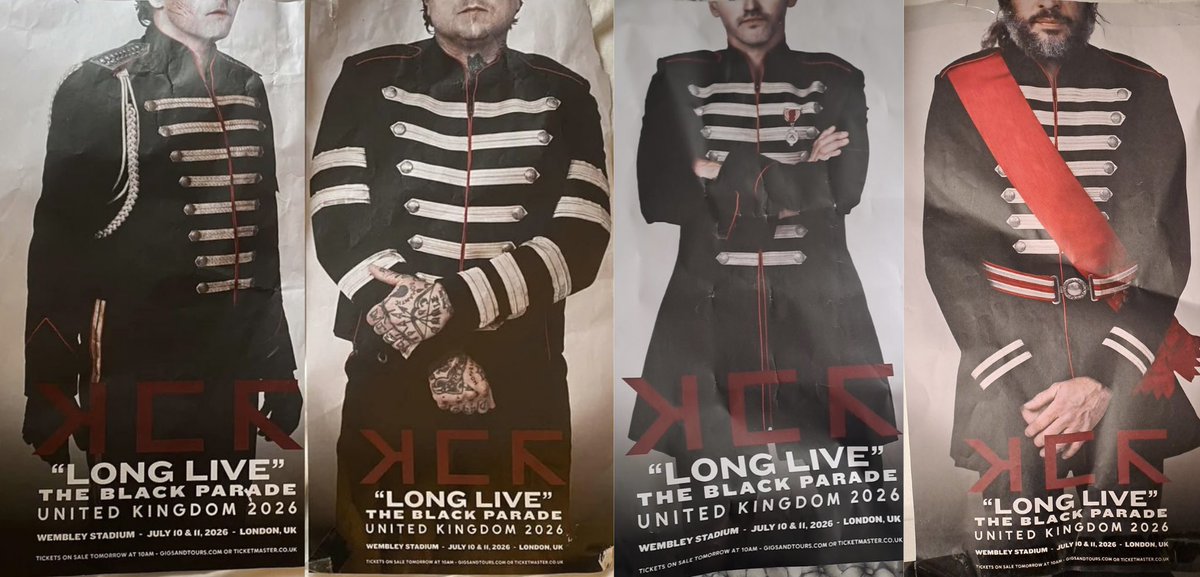 All four of the LLTBP UK Tour promos 🎖️