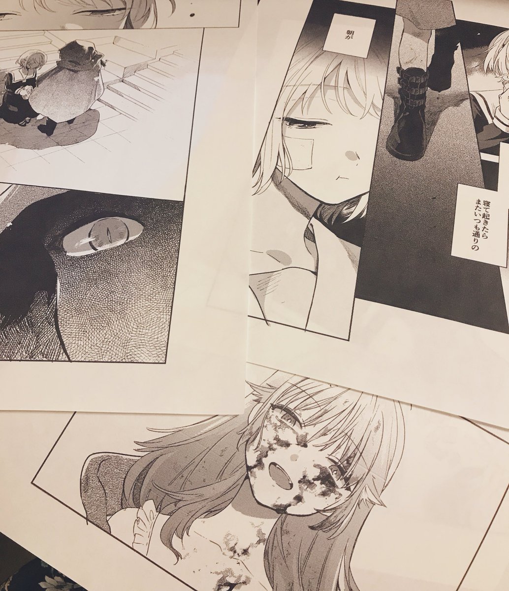 きみ死ぬ連載7周年を迎えることができました…！
本編やアニメ情報、様々な展開を一緒に追いかけて楽しんでくださっている読者さまのおかげです💐本当にありがとうございます！
これからもよろしくお願いします🐶🐰

（1話掲載前に家のプリンターで最終チェックしたときの思い出ページ📷）
 #きみ死ぬ