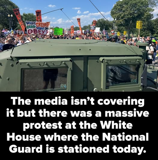 sirDukeDevin's tweet photo. Keep up the pressure on this White House. Don't let the military presence intimidate you. 
✊🏻 https://t.co/LTWG3C1CVp