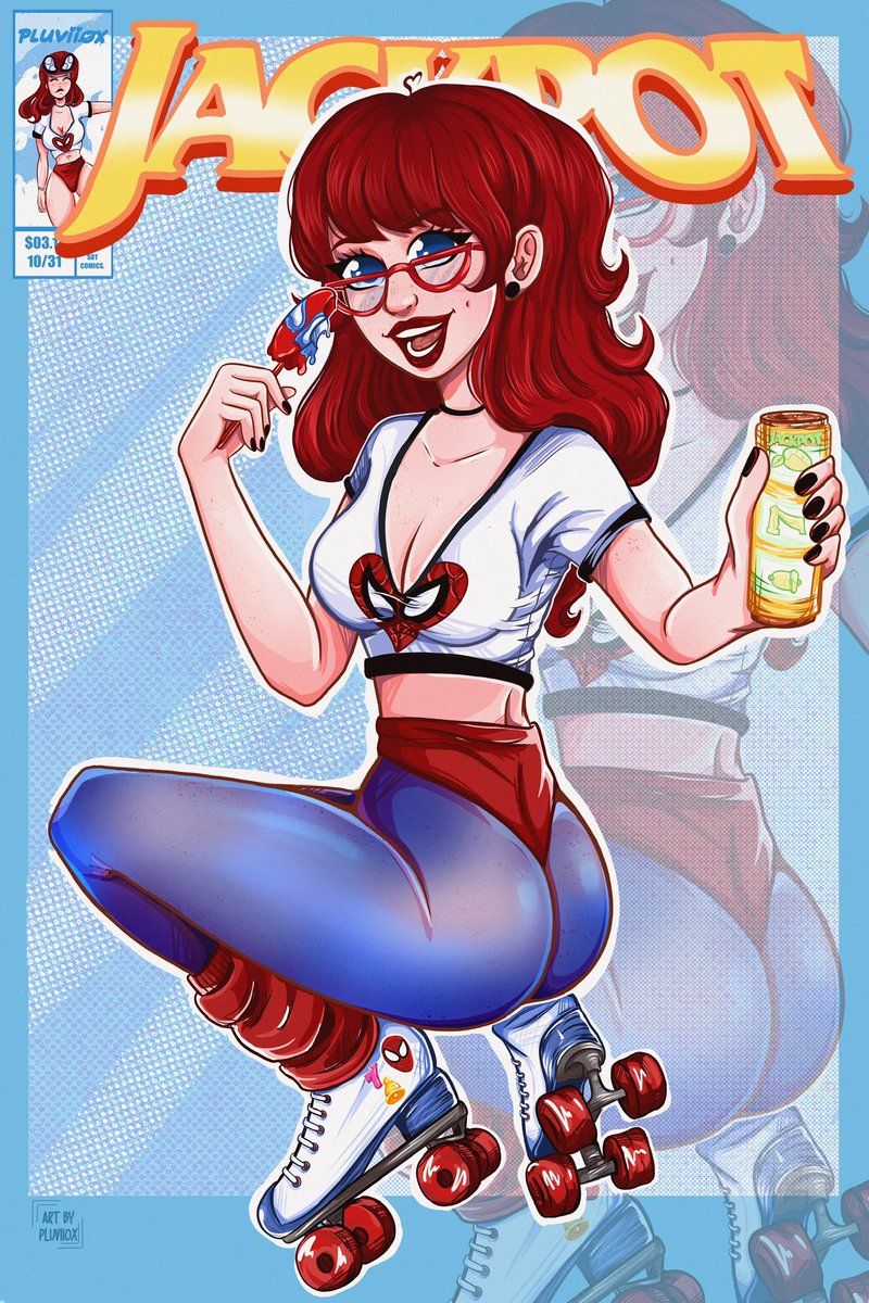pluviiox's tweet photo. Finished ❤️🩵 #theamazingspiderman #jackpot #maryjanewatson #marvel #Marvelfanart https://t.co/wl13iu1Tj0