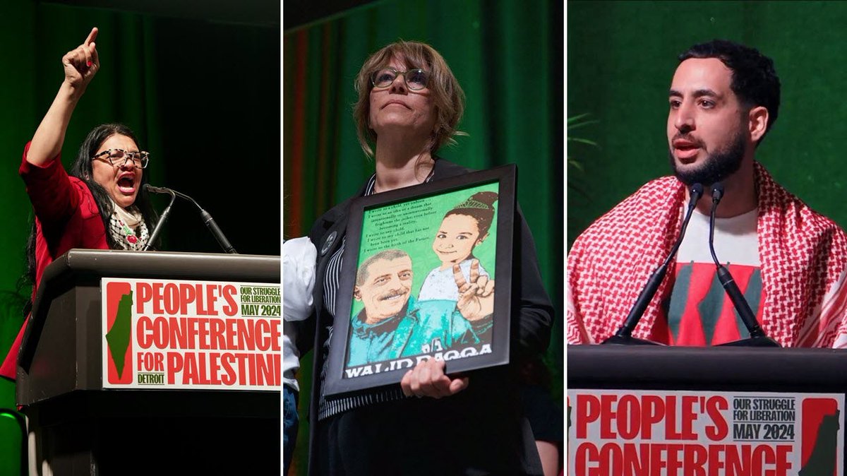 UNDERMINING WESTERN CIVILIZATION FROM WITHIN?

Rashida Tlaib,  a sitting U.S. Congresswoman,  is headlining a Michigan conference stacked with extremists tied to Hezbollah, PFLP, and DFLP.

This is no fringe rally. It’s a celebration of terror in the heart of America: halls named