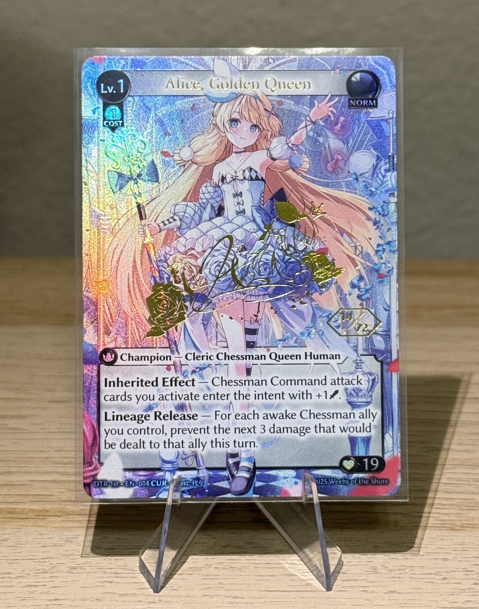 Alice, Golden Queen - GRAND ARCHIVE Fast Cure TCG - HK based