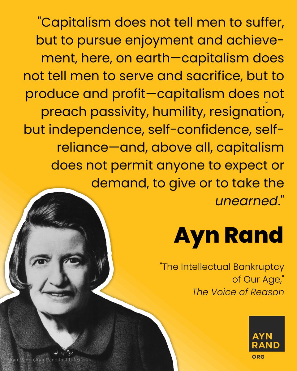 What’s left of capitalism today is under attack—from politicians, intellectuals, the media. If we want to uphold liberty in the marketplace, we need to defend it on moral grounds. Discover Ayn Rand’s moral case for capitalism: hubs.la/Q03C7HCm0